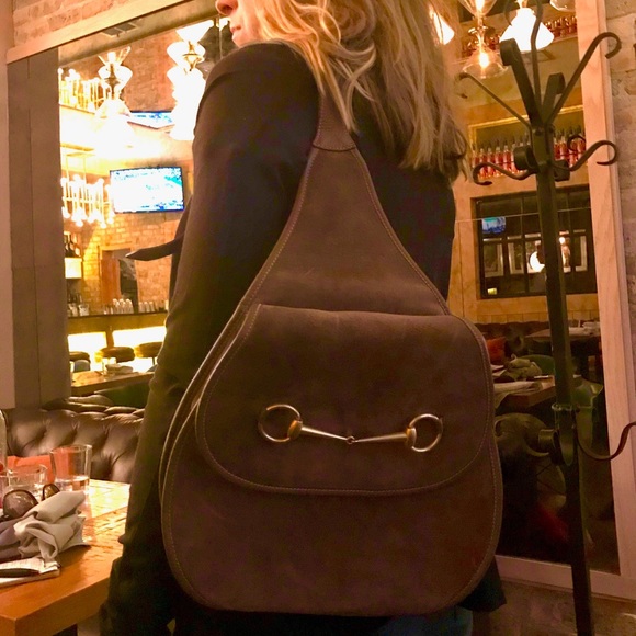 gucci horsebit sling bag